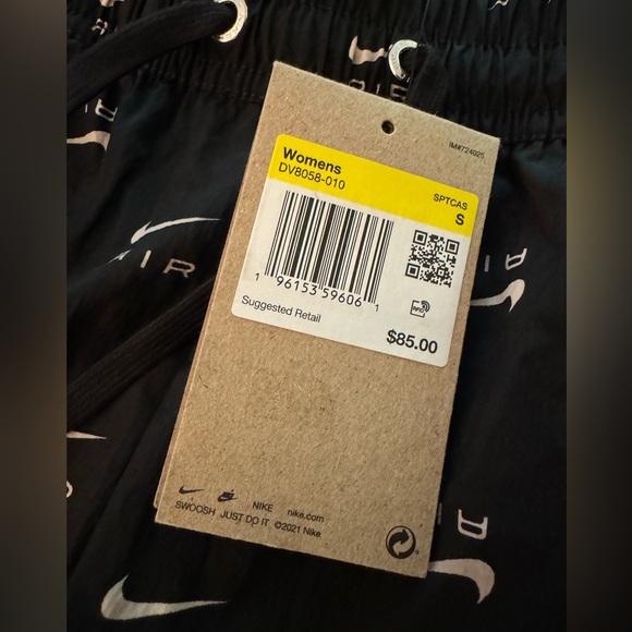 Women's Nike NSW Air All-Over Print Woven Mid Rise Pants - Picture 3 of 5